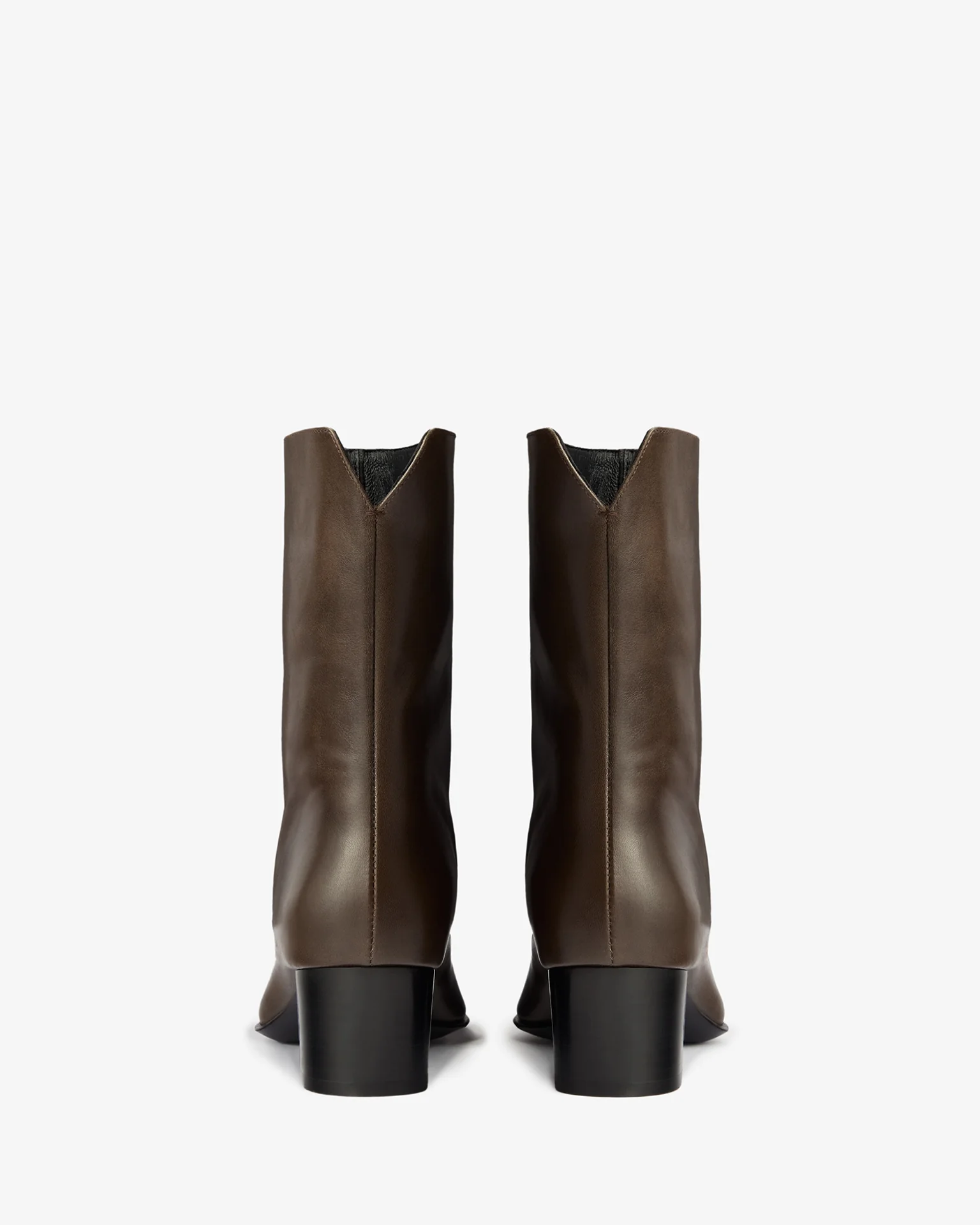 Pace Ankle Boot in Mocha Leather - Image 4