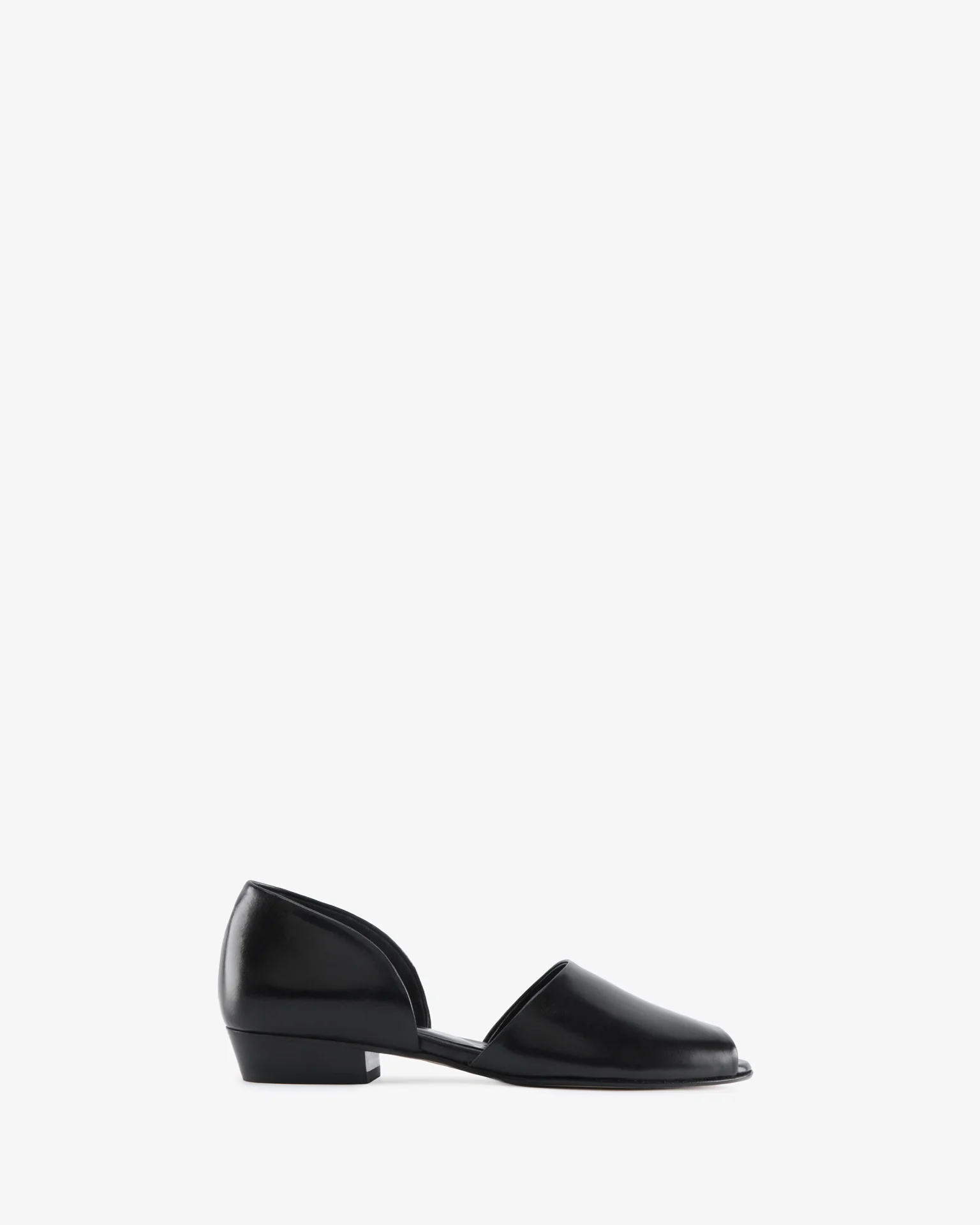 Padre Ballerina Black Leather