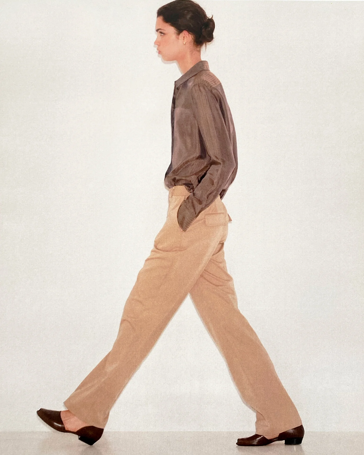 Padre Ballerina Mocha Leather - Image 2