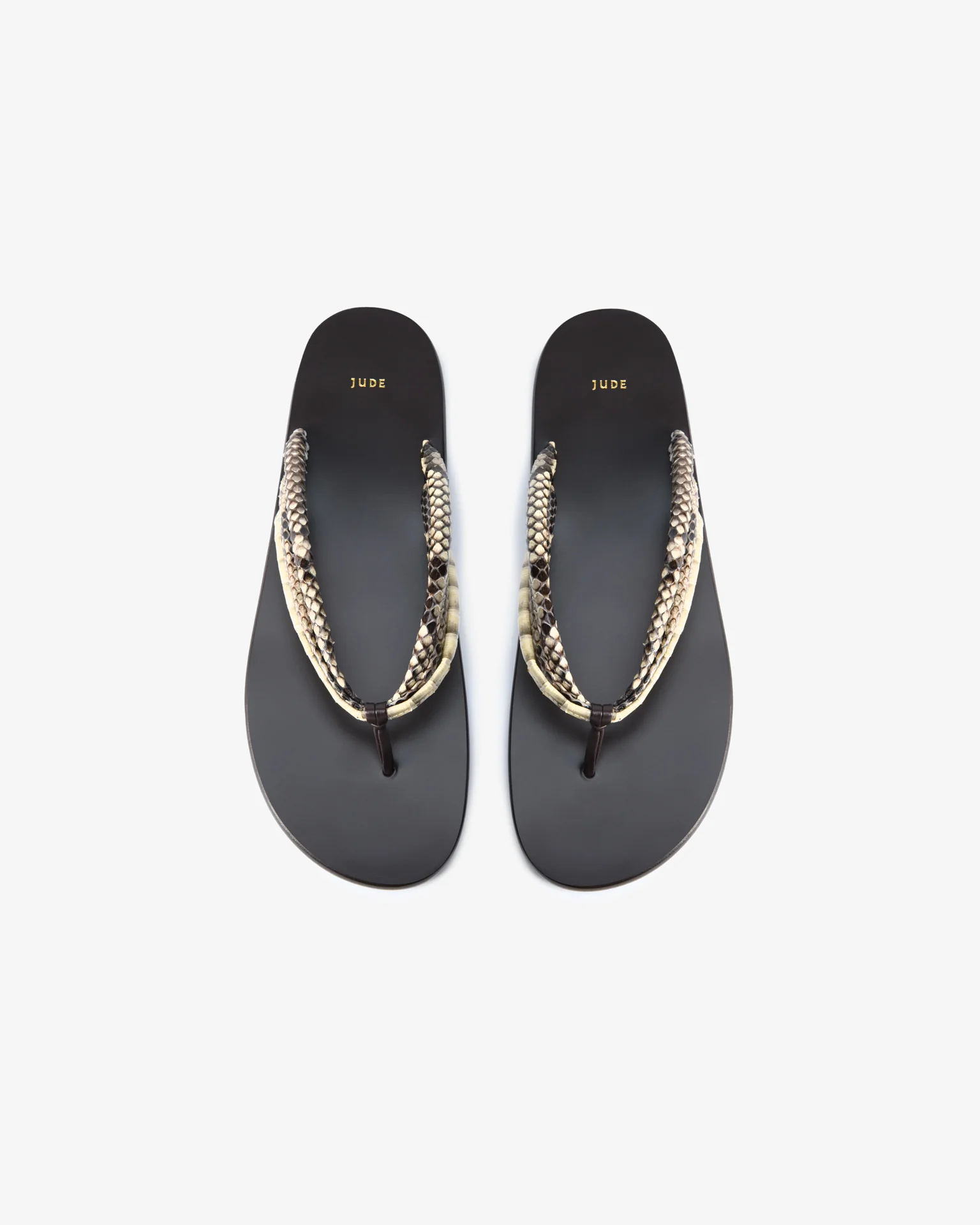 Path Flat Sand Python Leather - Image 3