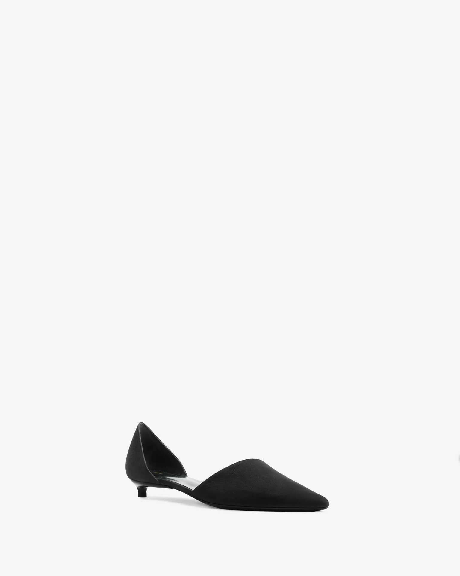 Pirrie Pump Black Nubuck Leather - Image 3