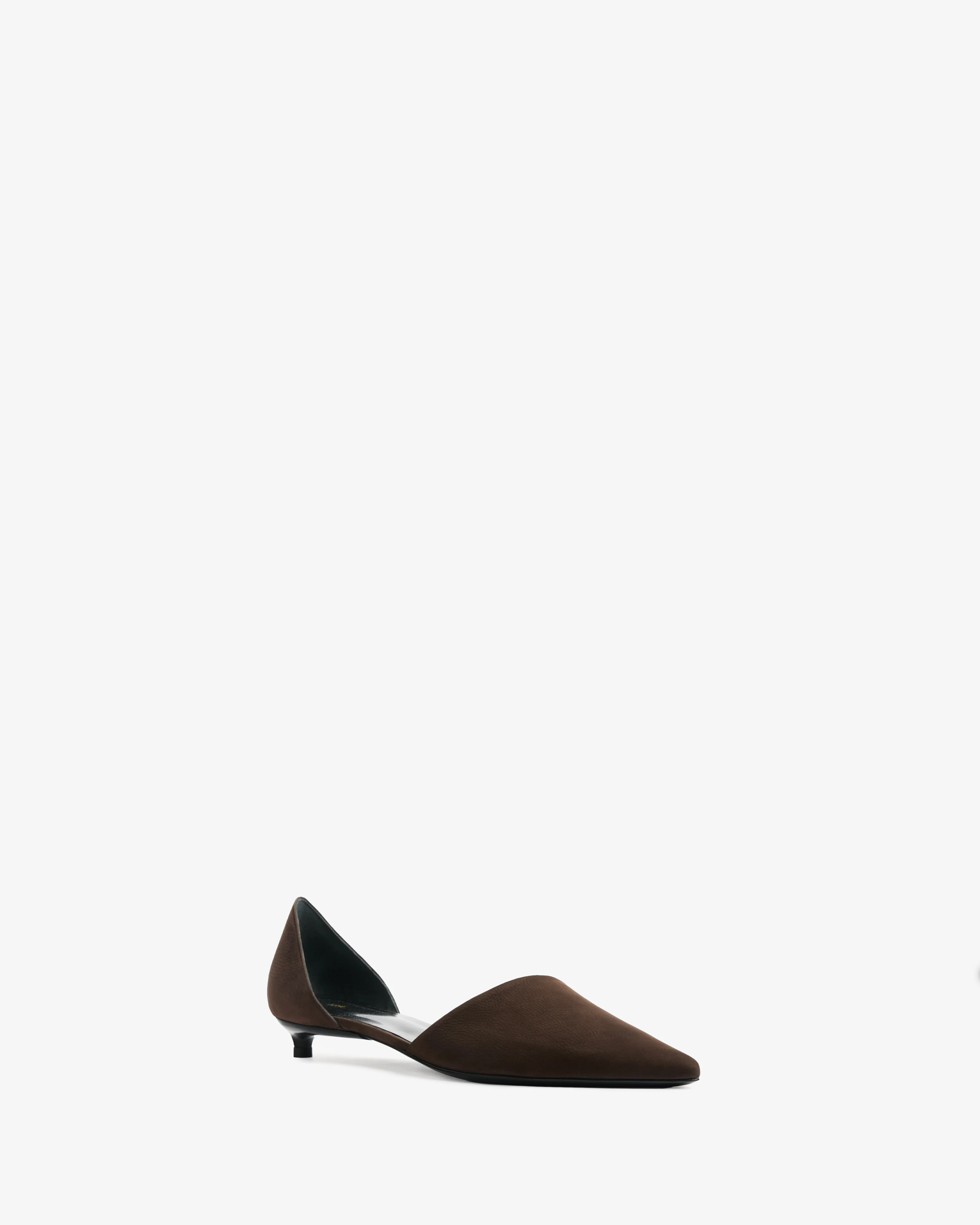 Pirrie Pump Brown Nubuck Leather - Image 4