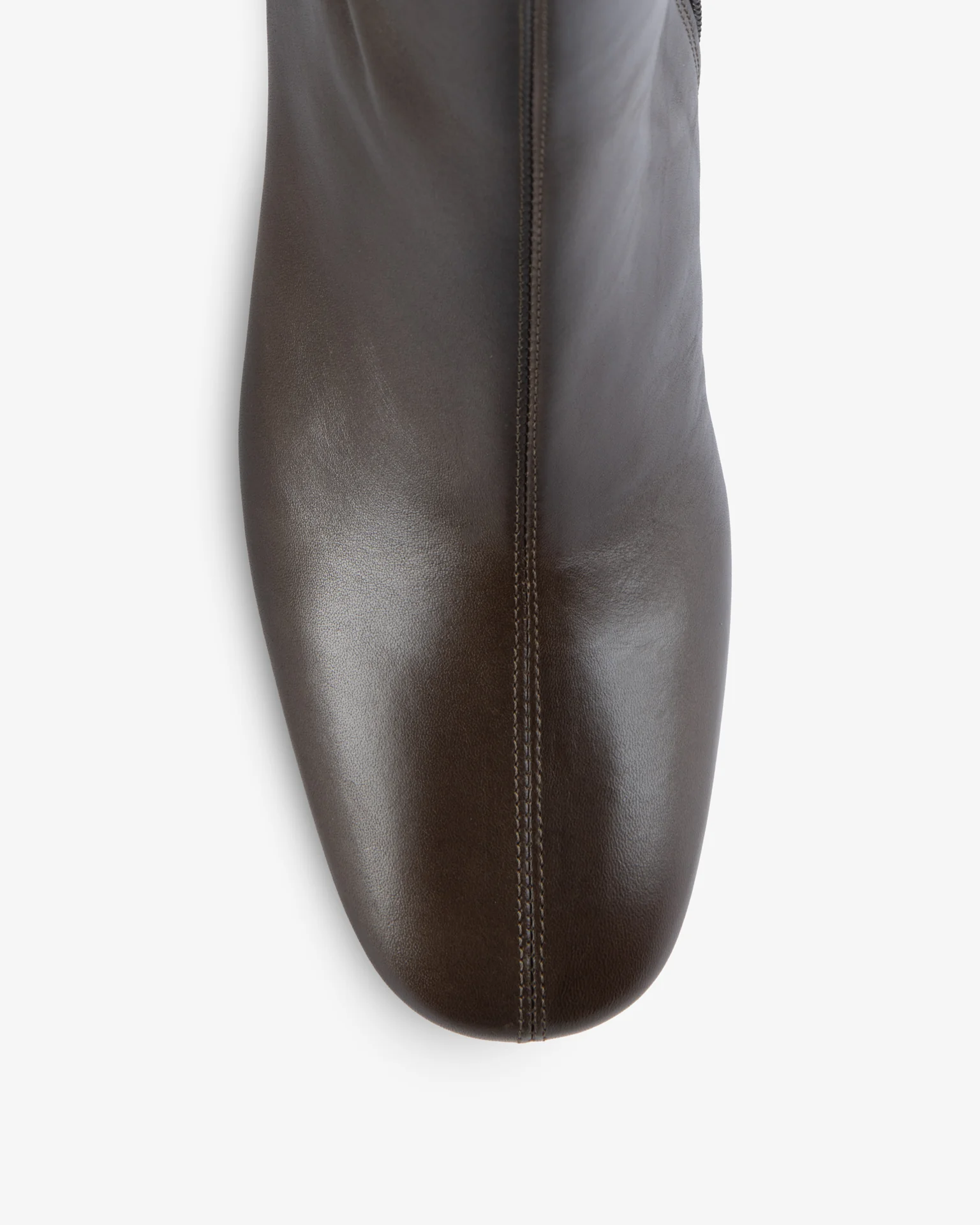 rook ankle boot in mocha leather - Image 4