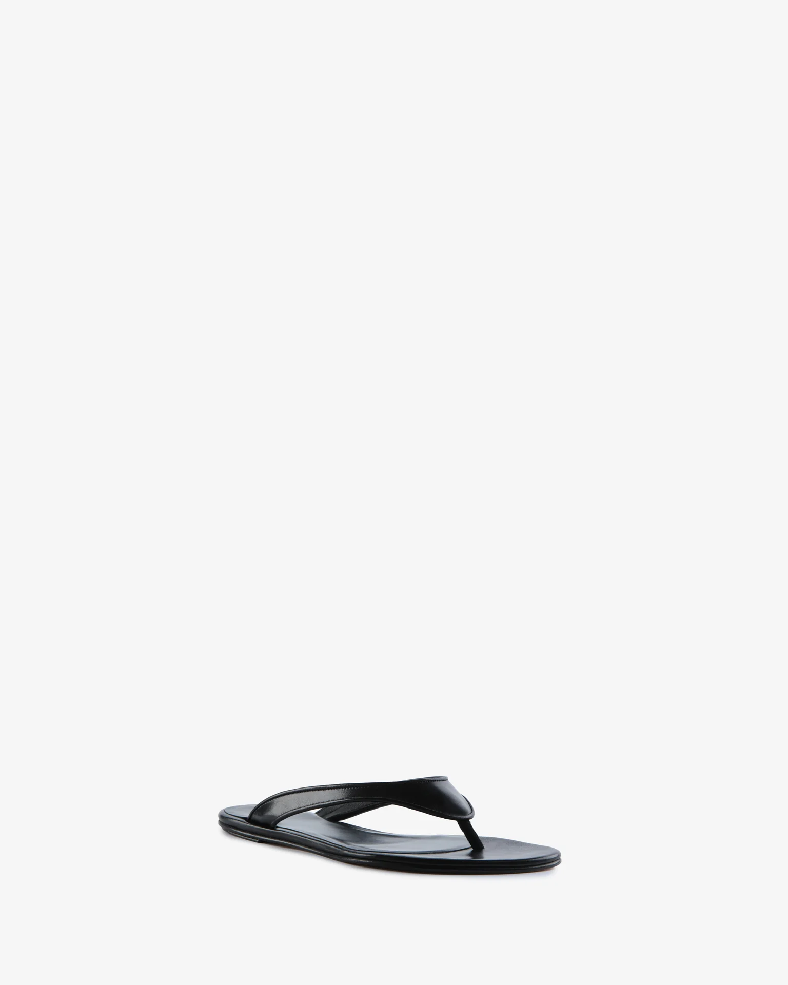 Rue Sandal Black Leather - Image 2
