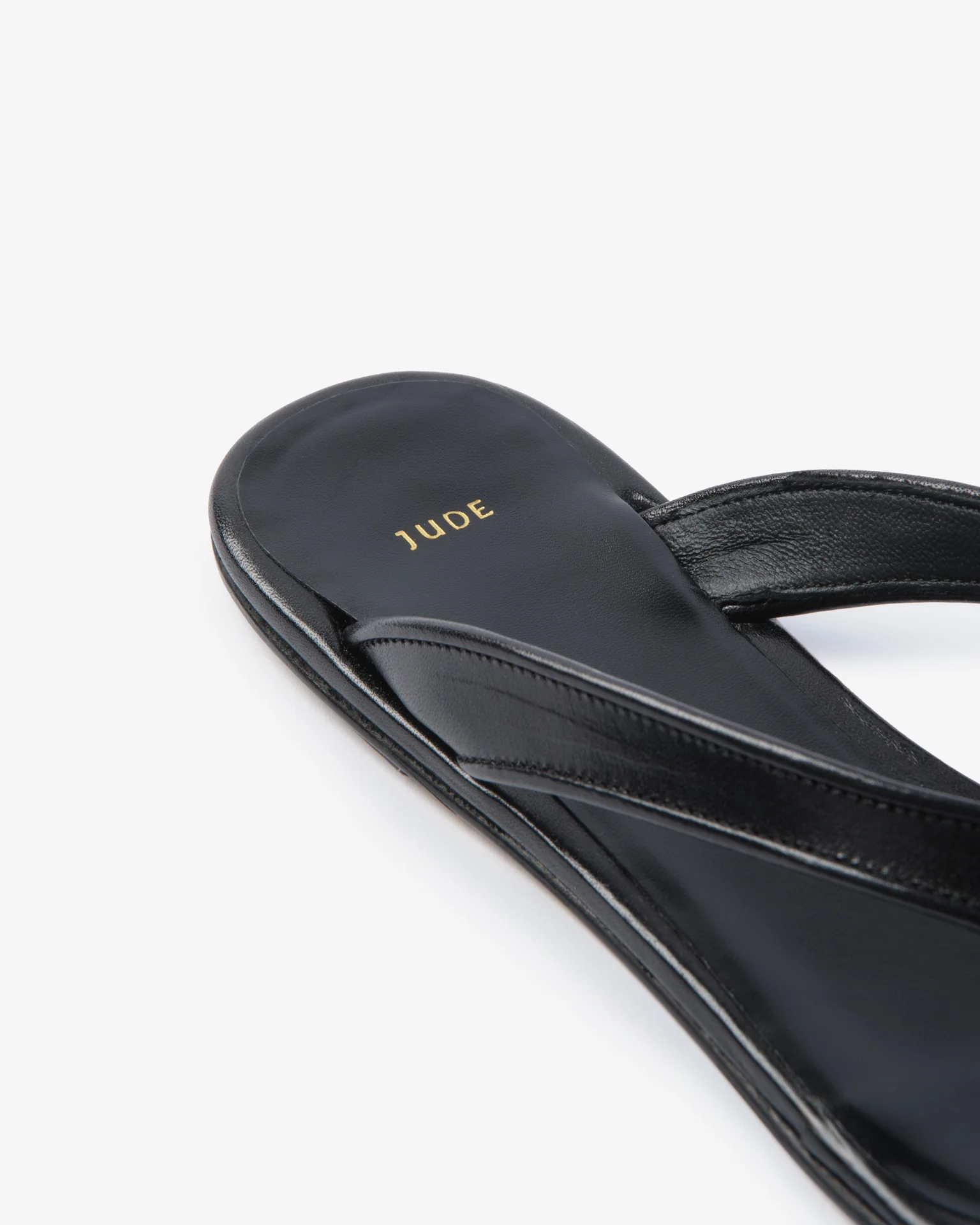 Rue Sandal Black Leather - Image 5