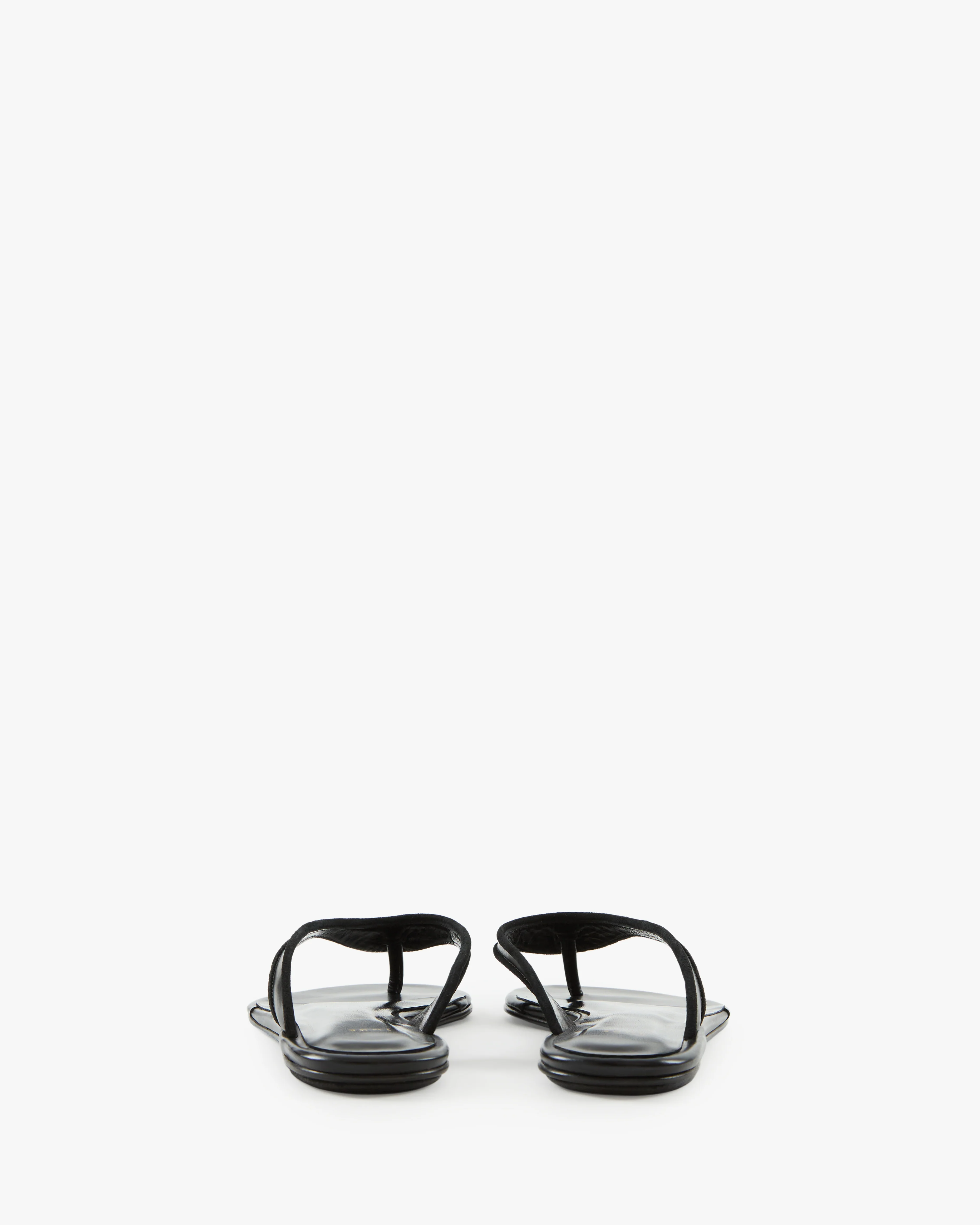 Rue Sandal in Black Leather and Suede - Image 4