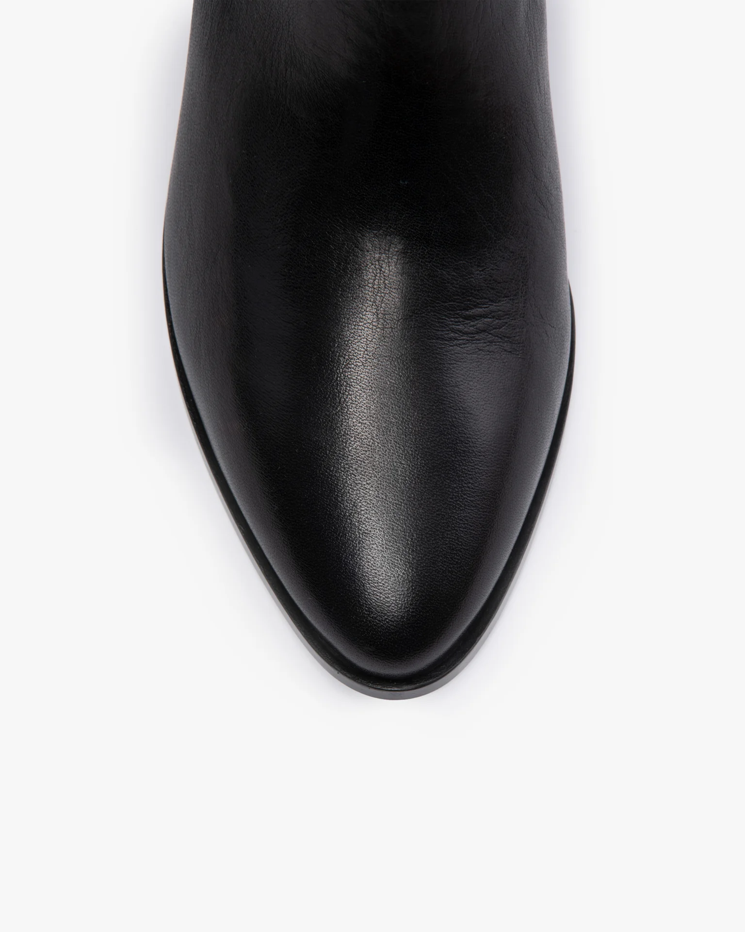 Saga Boot in Black Leather - Image 3