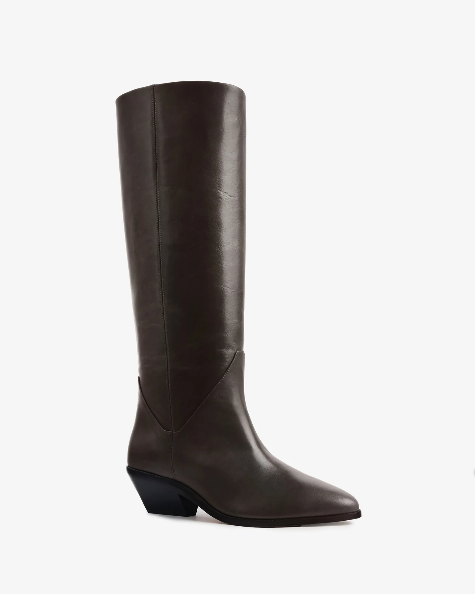 Saga Boot in Mocha Leather - Image 2