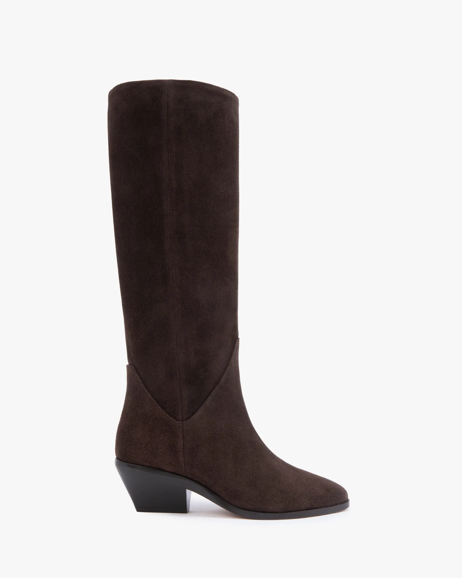 Saga Boot in Mocha Suede Leather