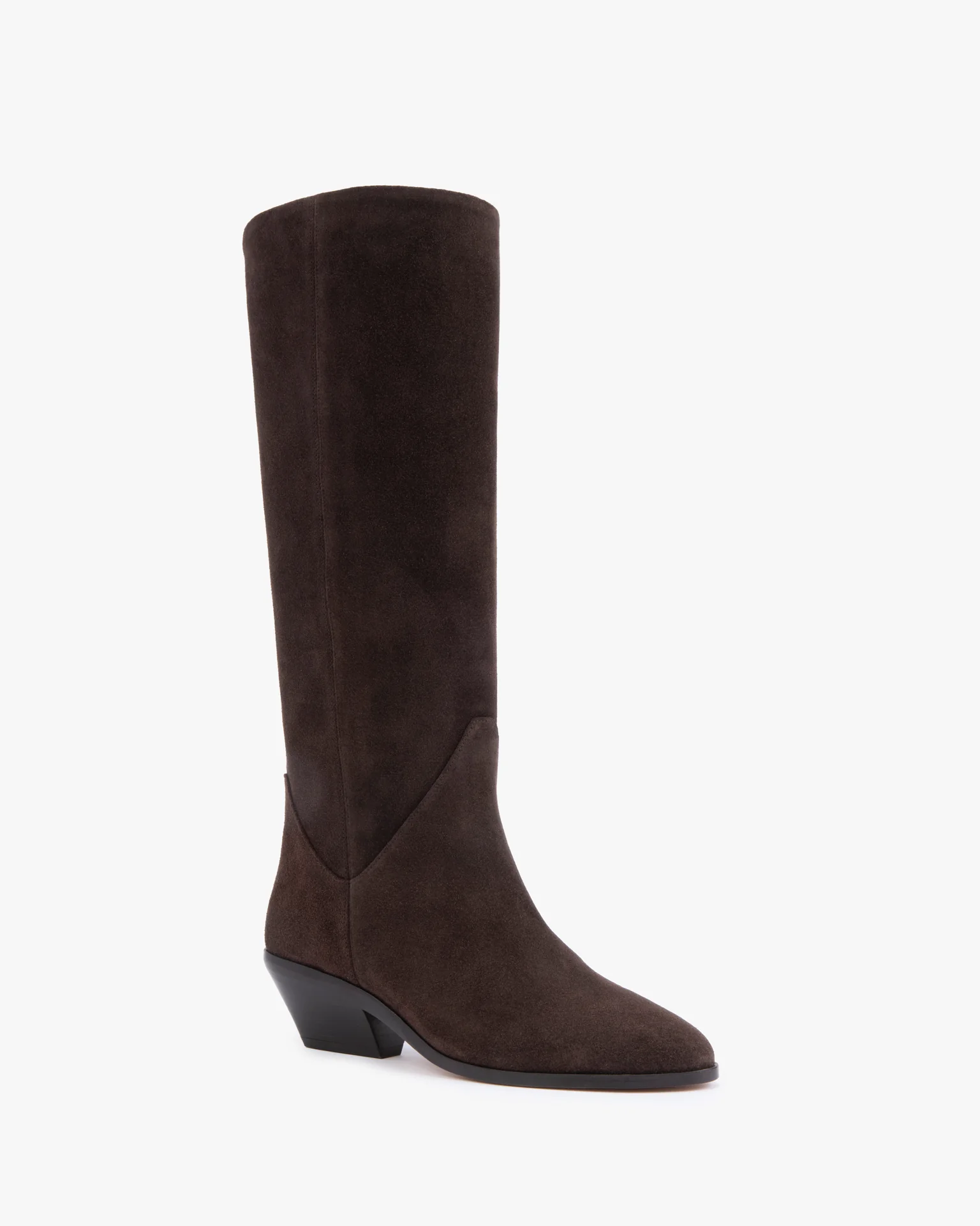 Saga Boot in Mocha Suede Leather - Image 2
