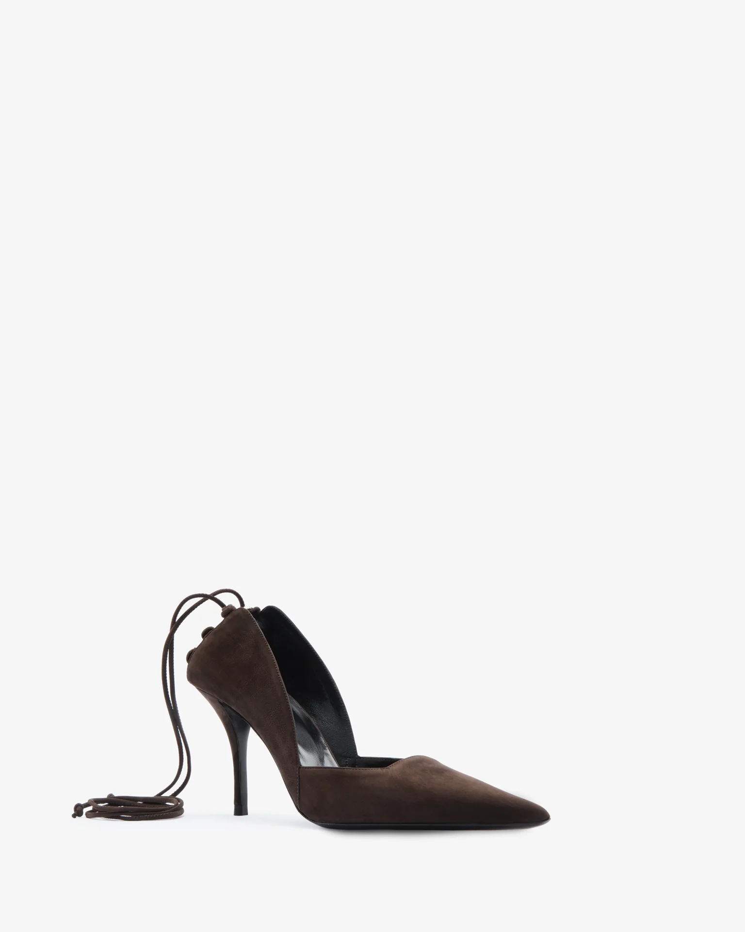 Scoop Pump Brown Nubuck Leather - Image 2