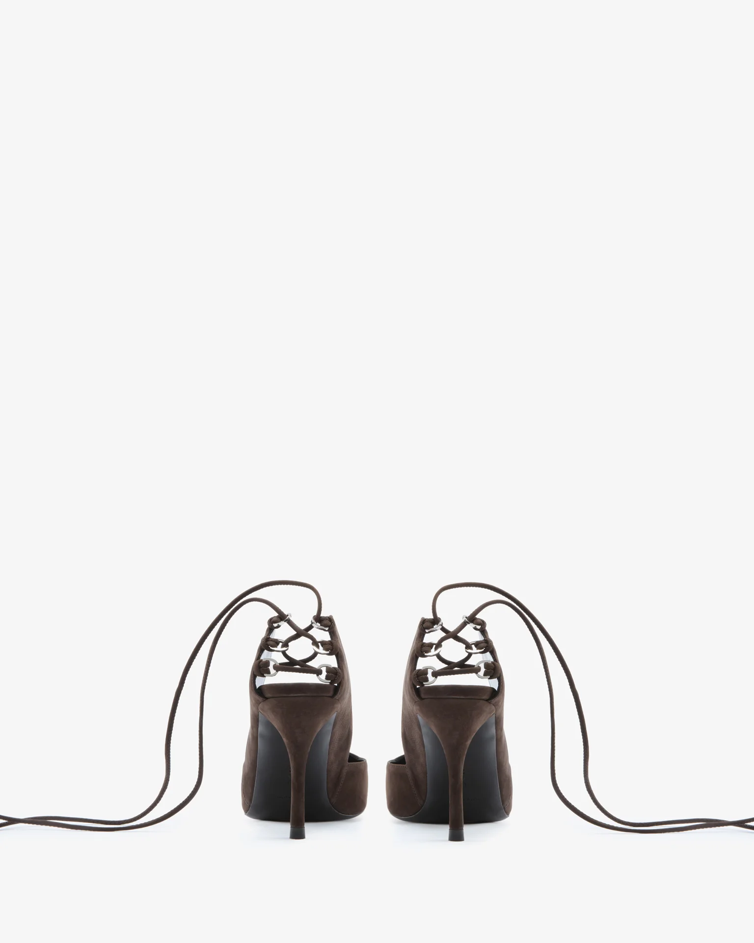 Scoop Pump Brown Nubuck Leather - Image 4
