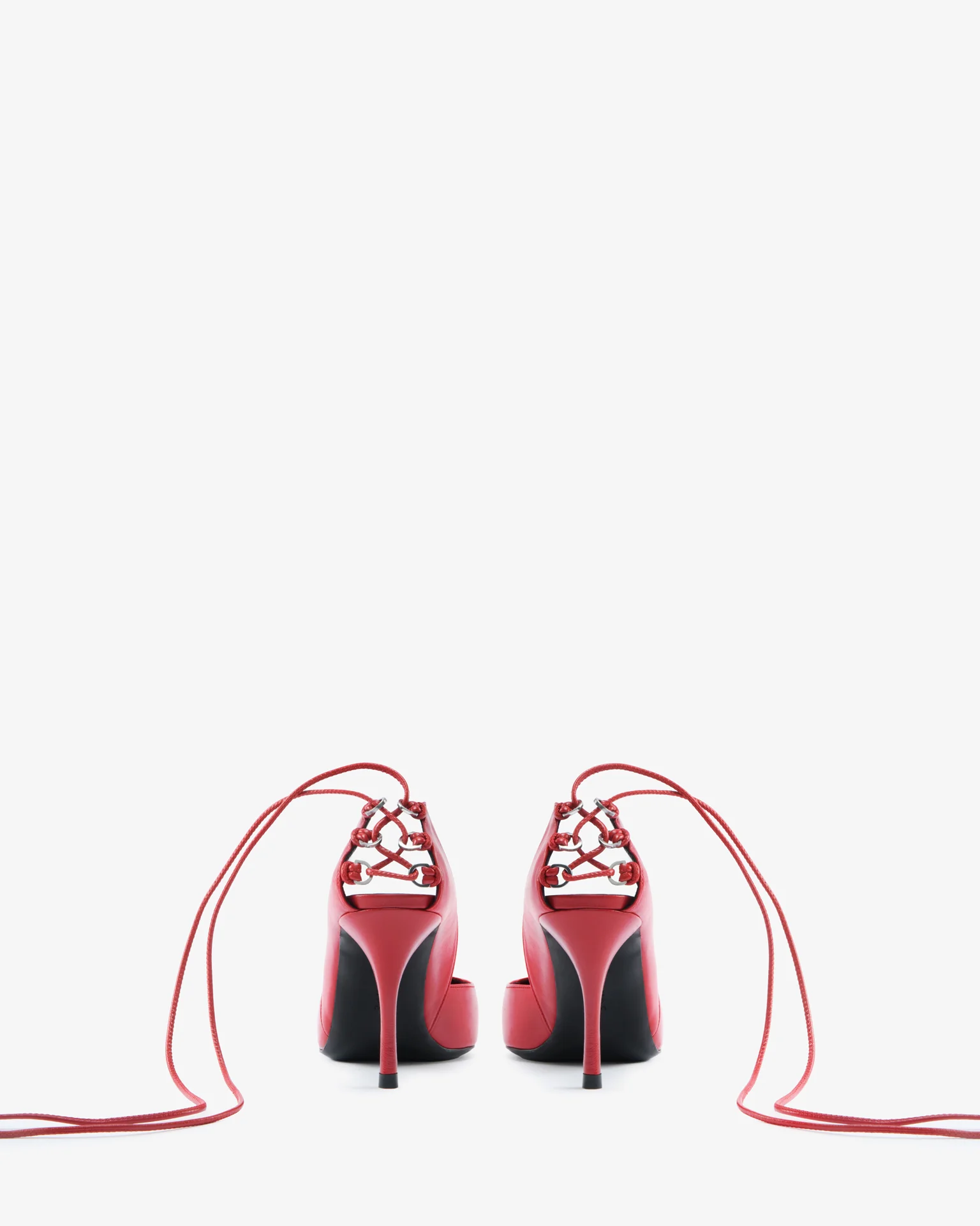 Scoop Pump Red Leather - Image 5