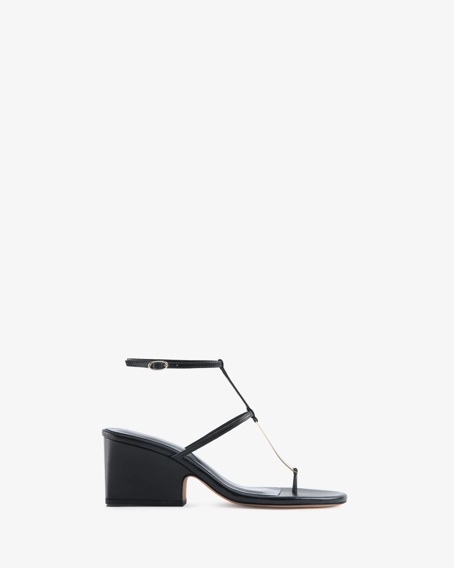Solo Sandal Black Leather