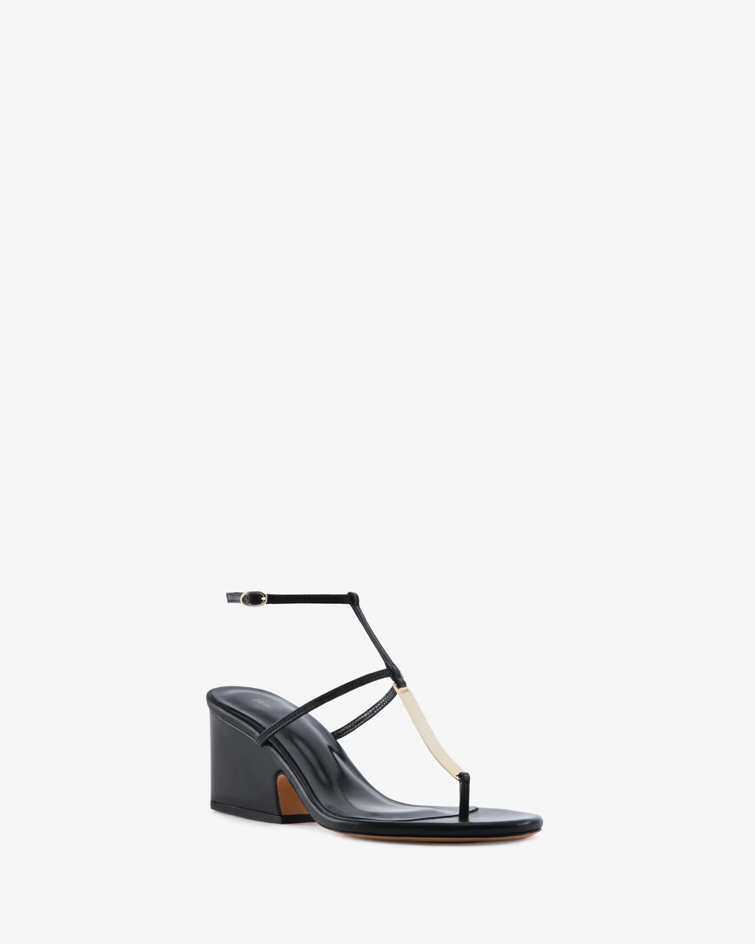 Solo Sandal Black Leather - Image 2