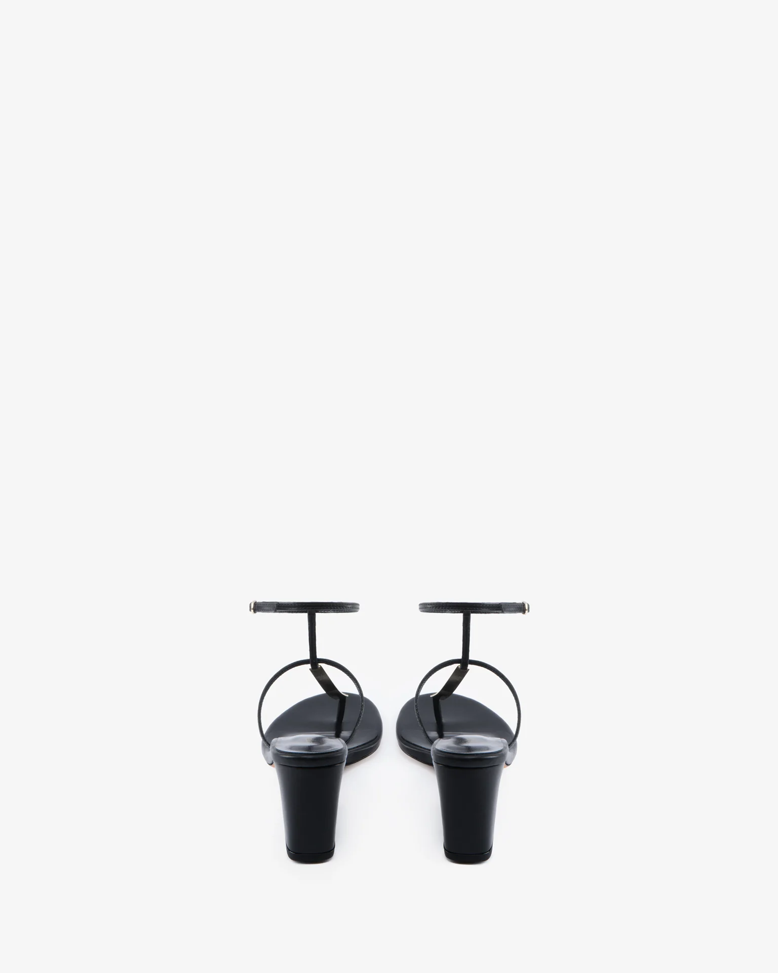 Solo Sandal Black Leather - Image 3