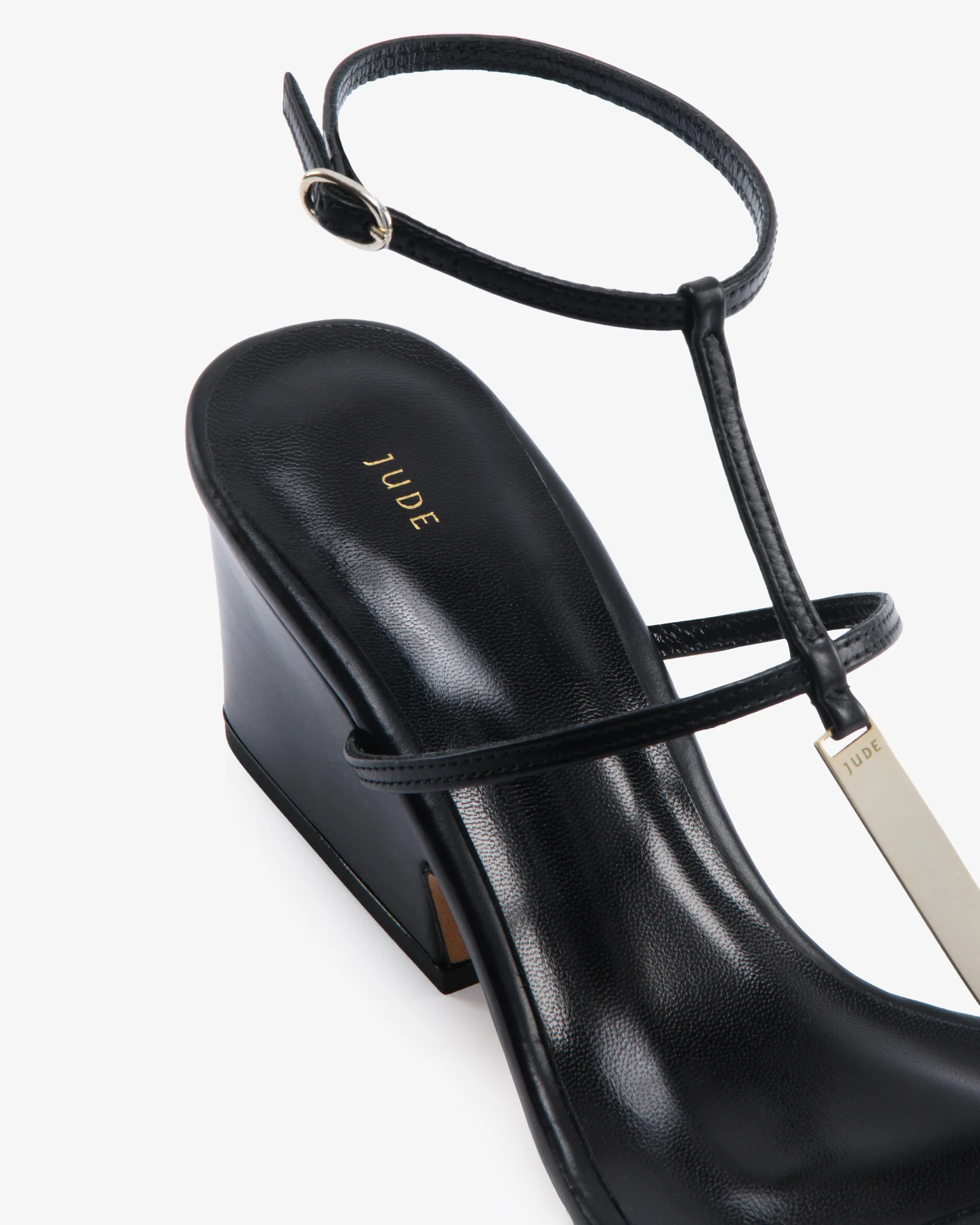 Solo Sandal Black Leather - Image 5