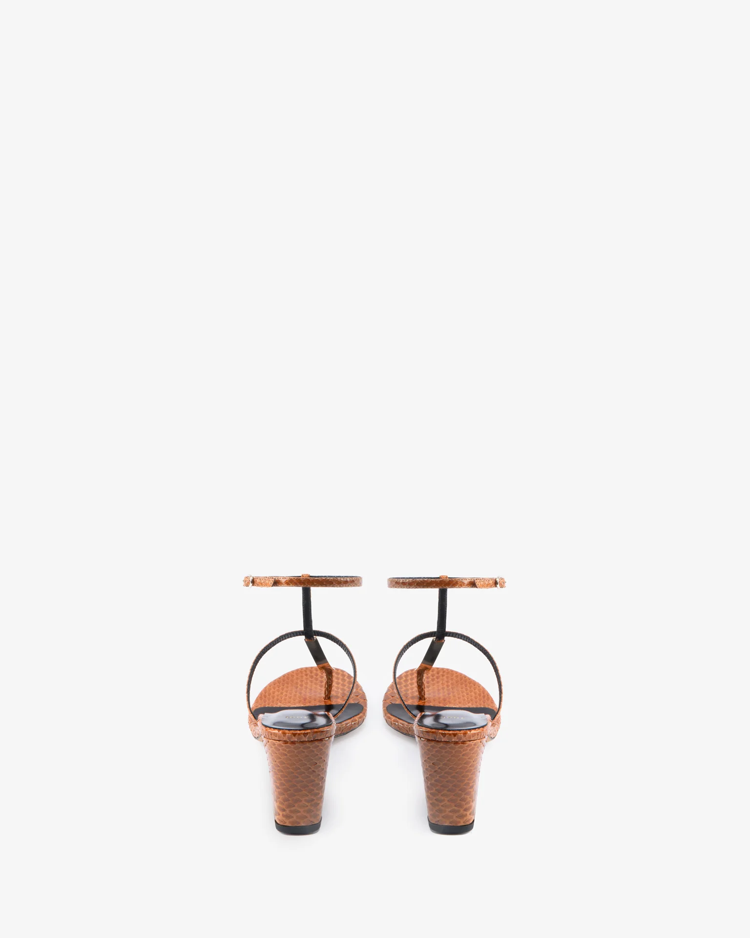 Solo Sandal Tan Python Leather - Image 4