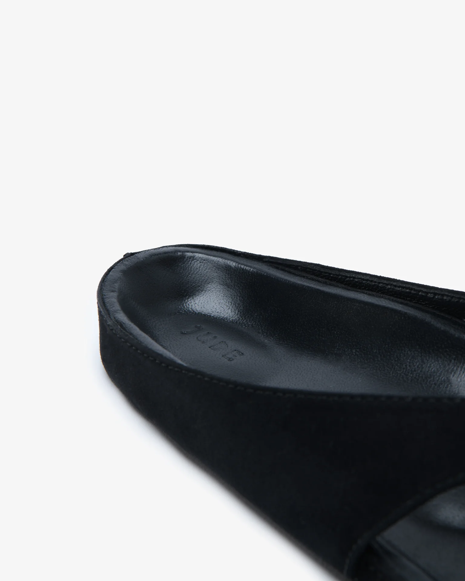 Yaga Flat Black Suede Leather - Image 5