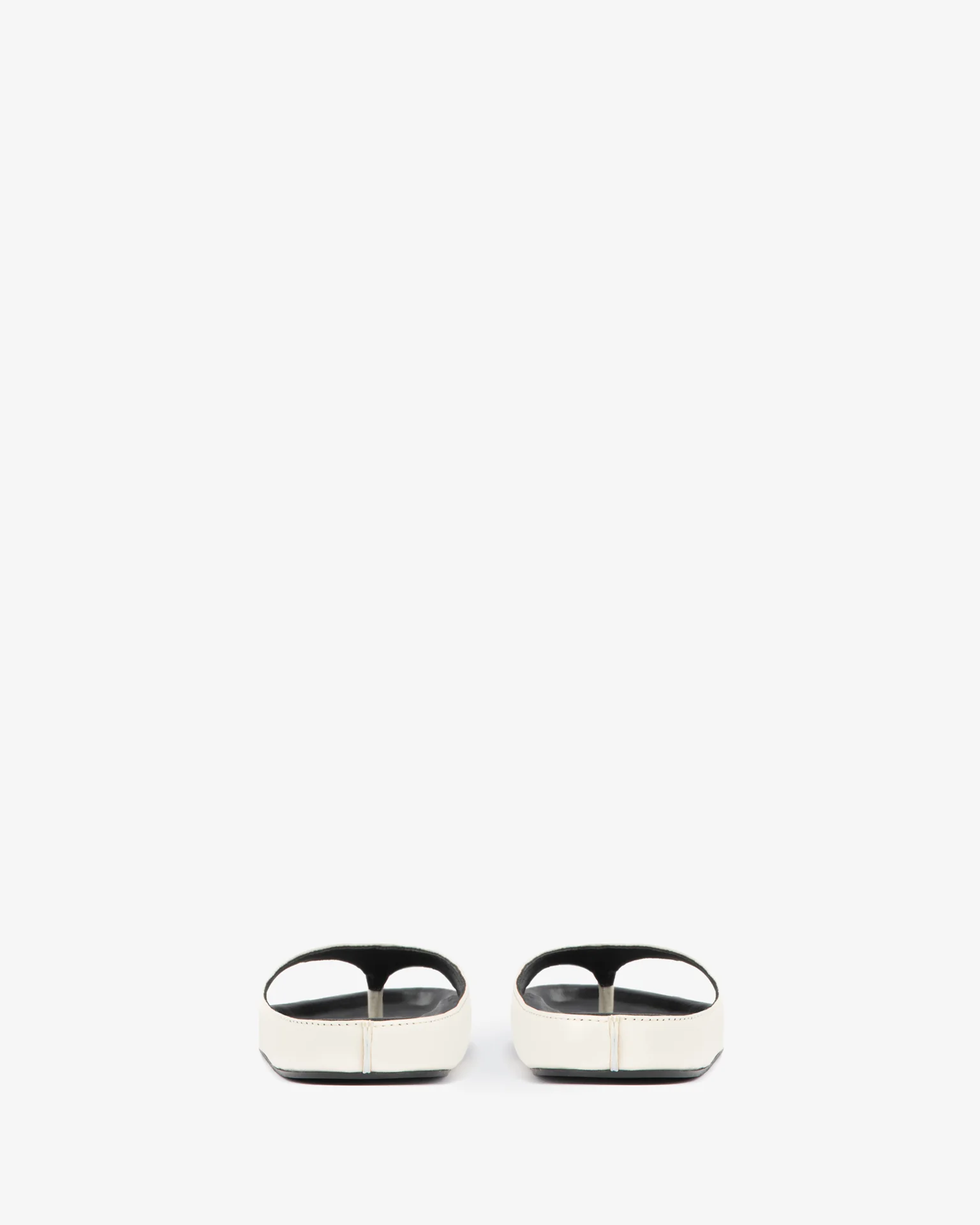 Yaga Flat Off-White Leather - Image 5
