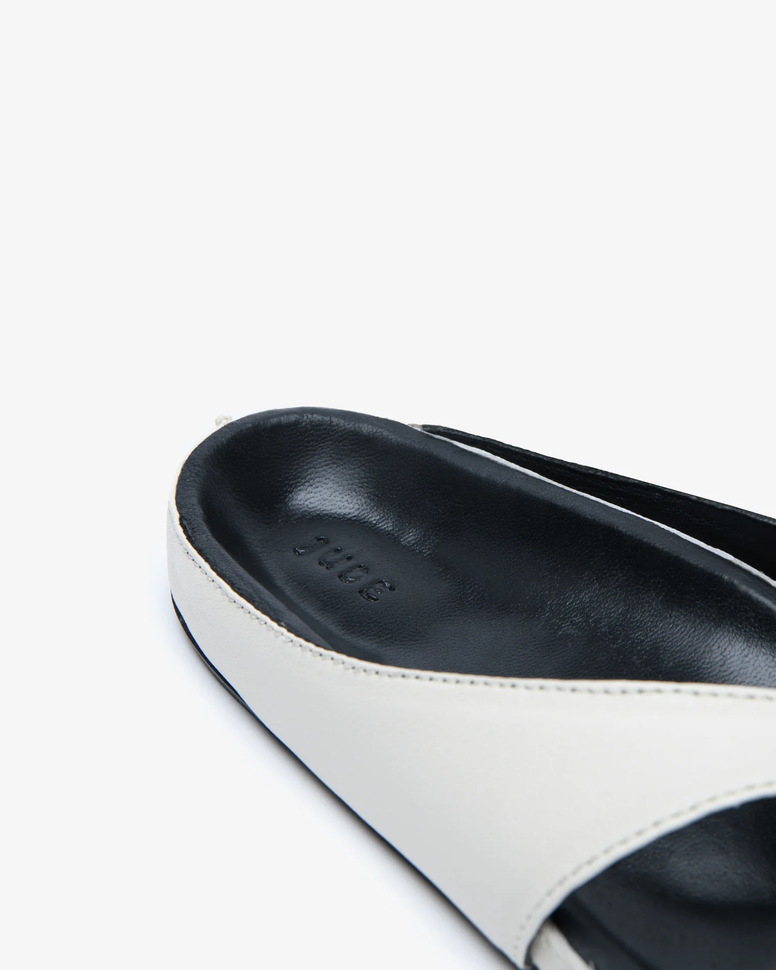 Yaga Flat Off-White Leather - Image 6