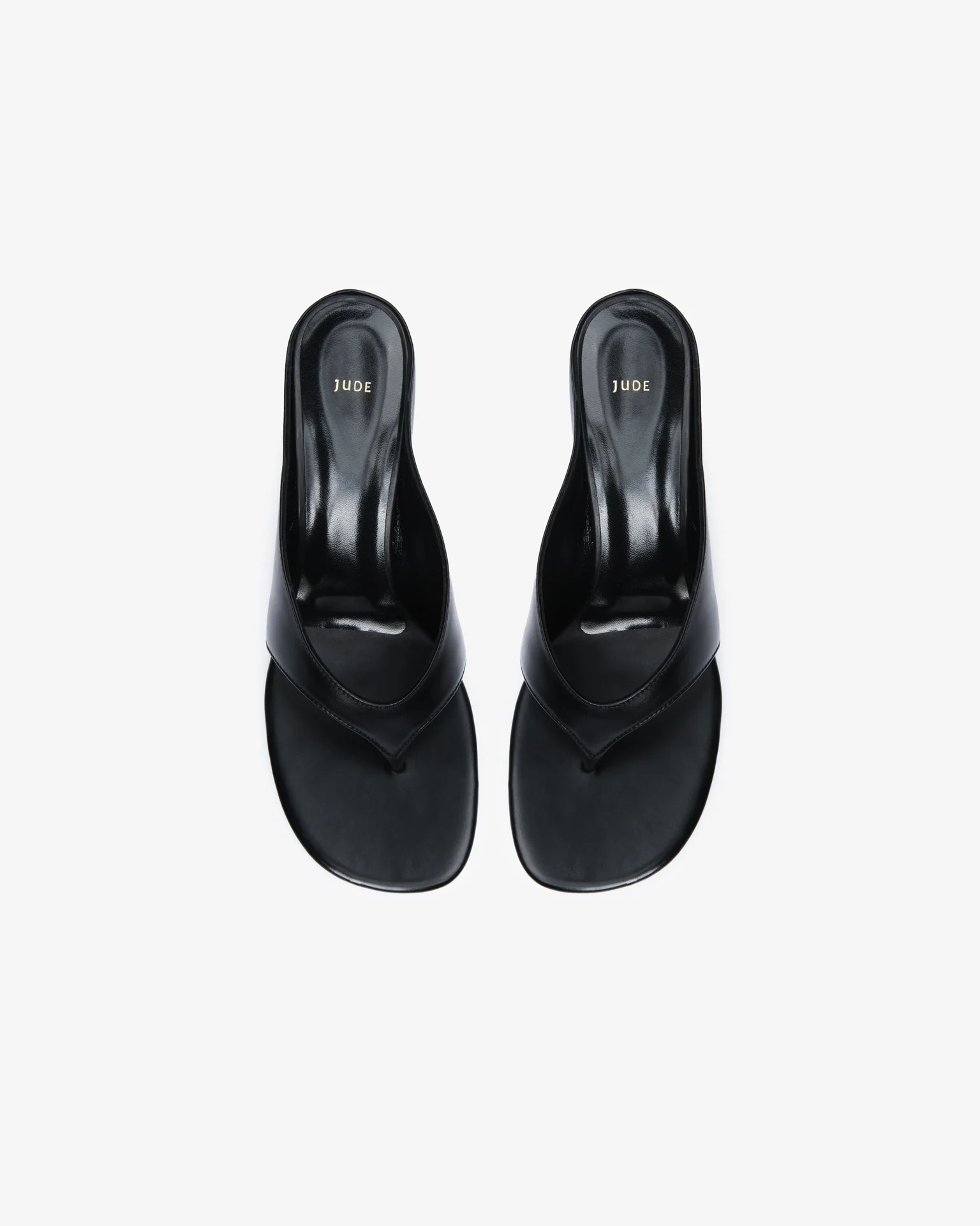 Yaga Wedge Sandal Black Leather - Image 4