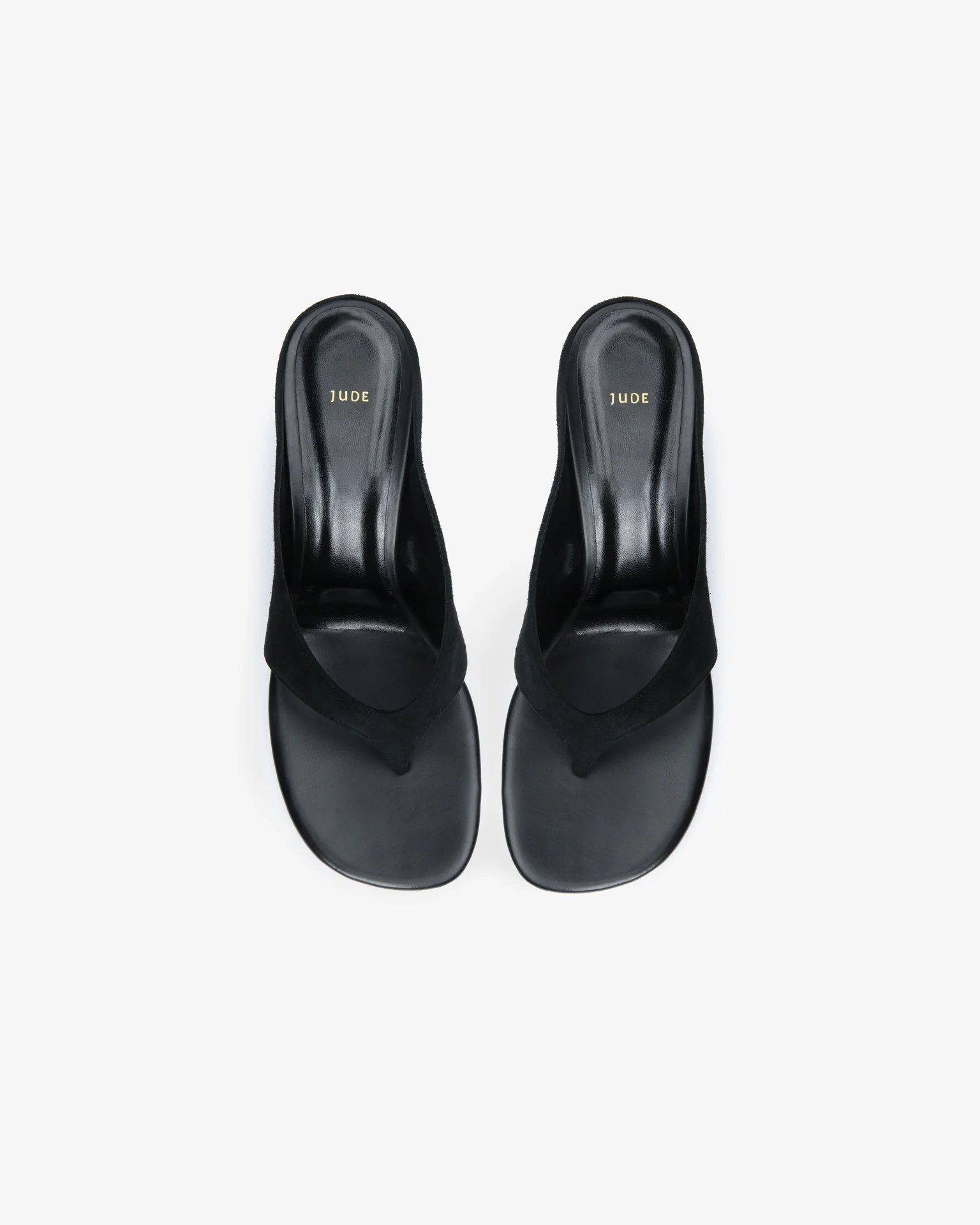 Yaga Wedge Sandal Black Suede Leather - Image 3