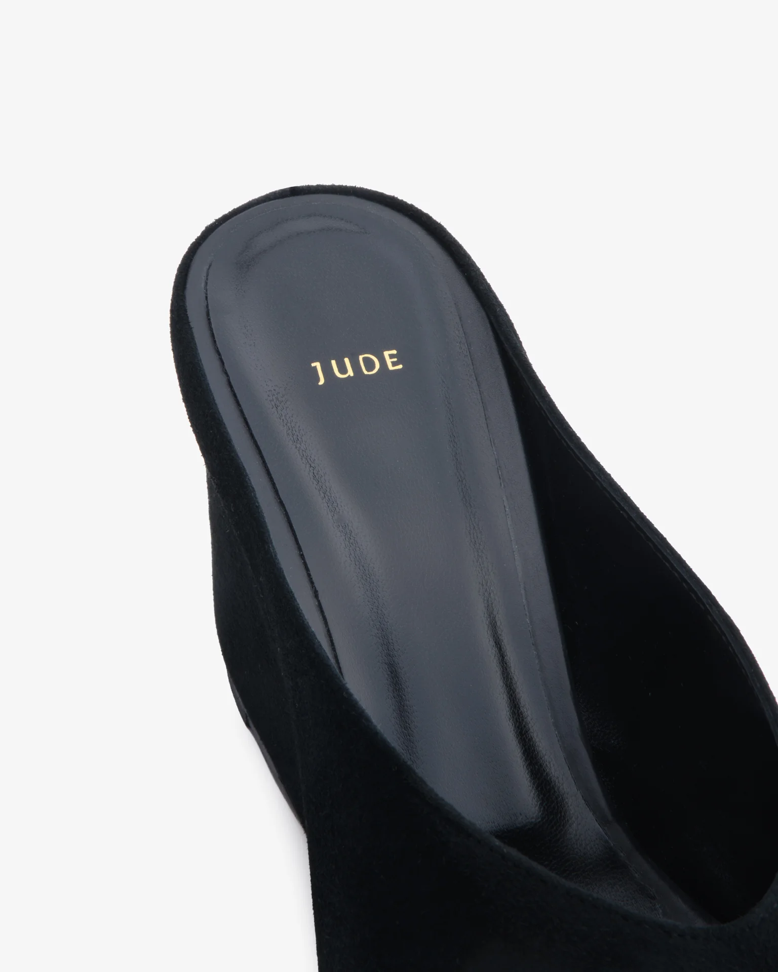 Yaga Wedge Sandal Black Suede Leather - Image 5